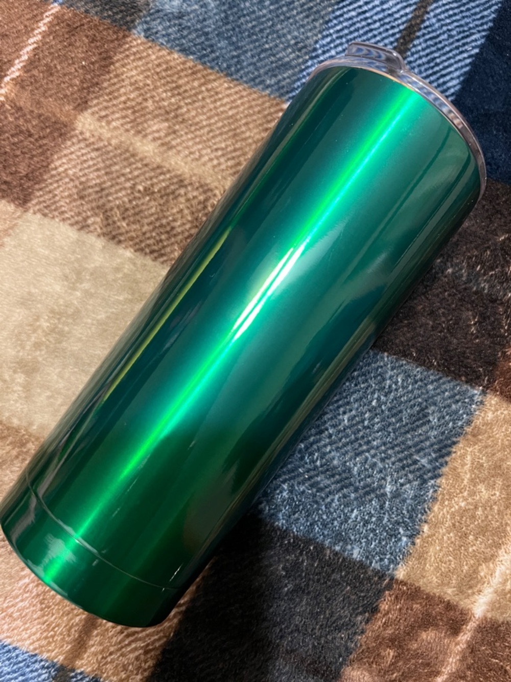 Starbucks Metallic Green Travel Tumbler - Tall Insulated Cup